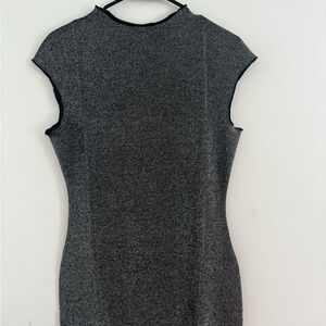 Women's Gray Cap Sleeve Dress